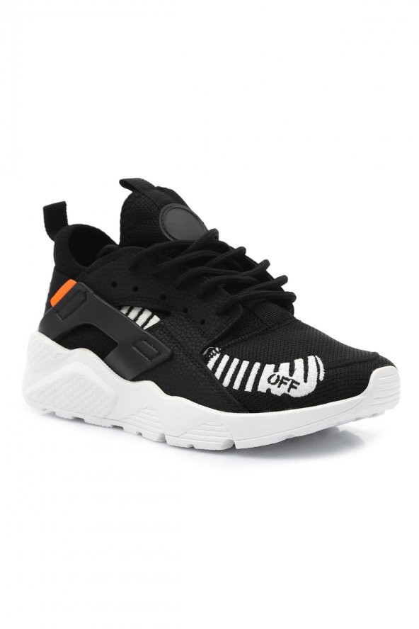 Black Deer Siyah-Beyaz War Tiger Sneaker Spor Ayakkabı