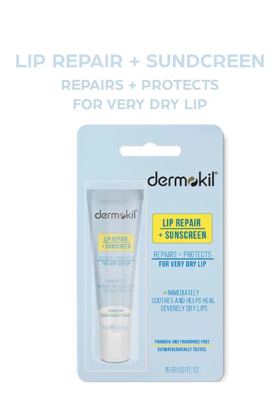 DERMOKİL REPAIR+SUNSCREEN LIP BALM - Resim 2