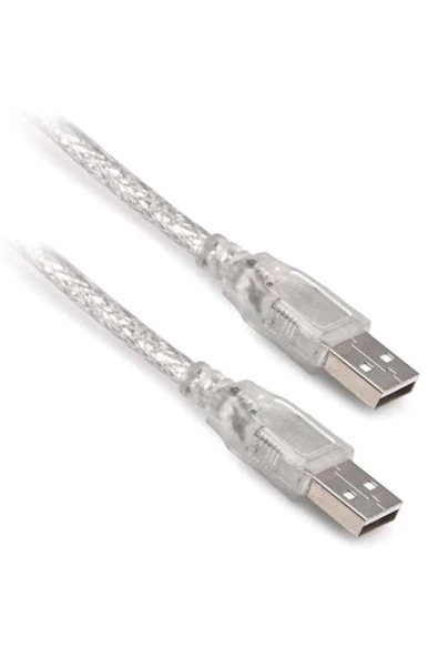 Powermaster USB ERKEK-ERKEK KABLO 5 METRE SEFFAF POWERMASTER