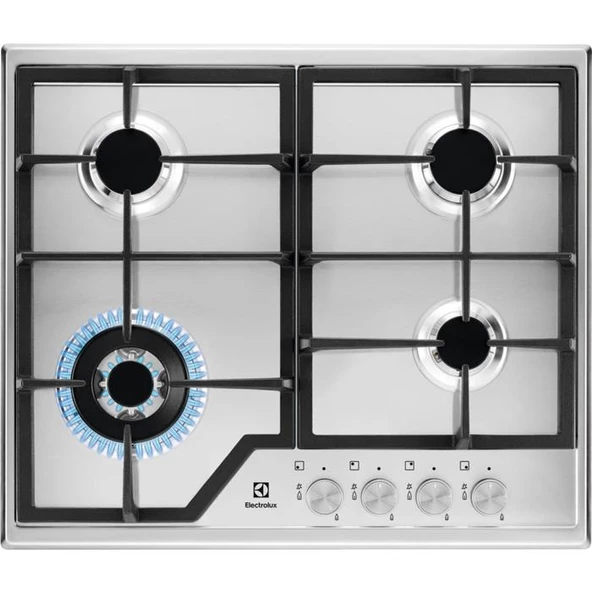 Electrolux EGS6436SX Ankastre Gazlı Çelik Ocak