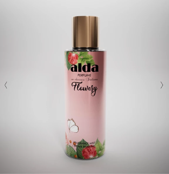 Alda Perfume  Flowery  Vücut Spreyi & Parfümü Unisex 250 ml