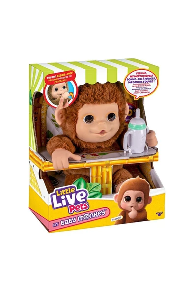 LİTTLE LİVE PETS MY BABY MONKEY MANGO 26613 - 2