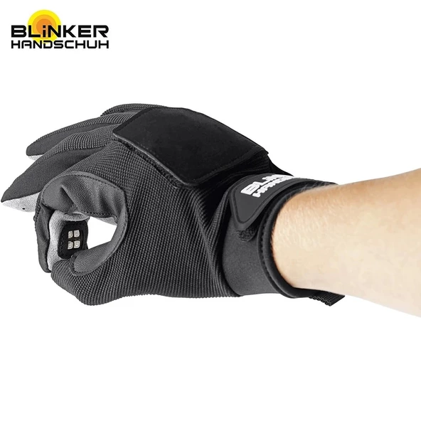 BLİNKER 0520 SİNYAL VEREN LEDLİ ELDİVEN - Resim 2