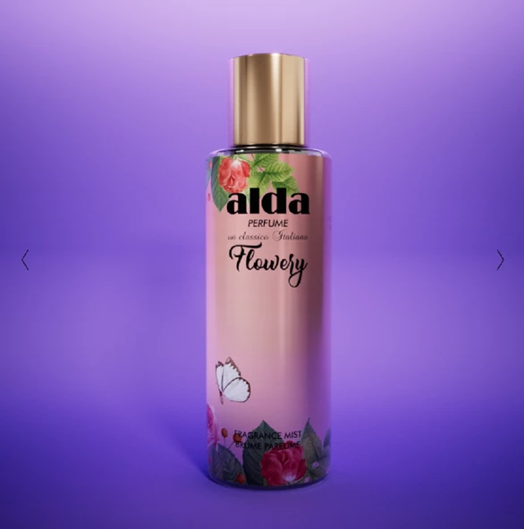 Alda Perfume  Flowery  Vücut Spreyi & Parfümü Unisex 250 ml - 2