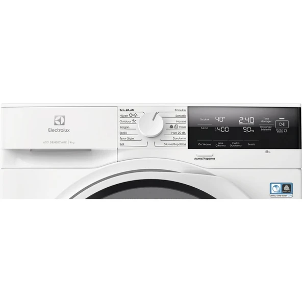 Electrolux EW6F3494T Çamaşır Makinesi 9 Kg 1400 dk./dev. - 2