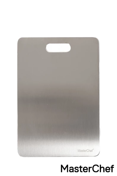 Masterchef Paslanmaz Çelik Kesme Tahtası – Hijyenik, Dayanıklı ve Şık! - 3