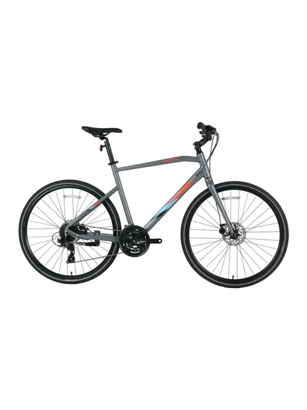 Bisan TRX 8400 Tourney 24 Vites MD Fren 28 Jant Trekking Şehir Bisikleti Gri Kırmızı Mavi 50 Kadro ürün görseli