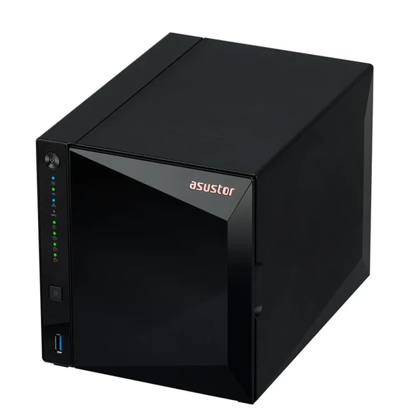 ASUSTOR AS3304T V2 REALTEK RTD1619B 4 YUVALI 4X22TB DESTEGI 2GB DDR4 2.5GbE x1 USB 3.2 x3 - 4