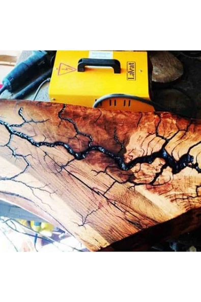 Lichtenberg Ahşap Yakma Makinesi Smart Hobby, İzole Eldiven, Yalıtımlı Halı - 7