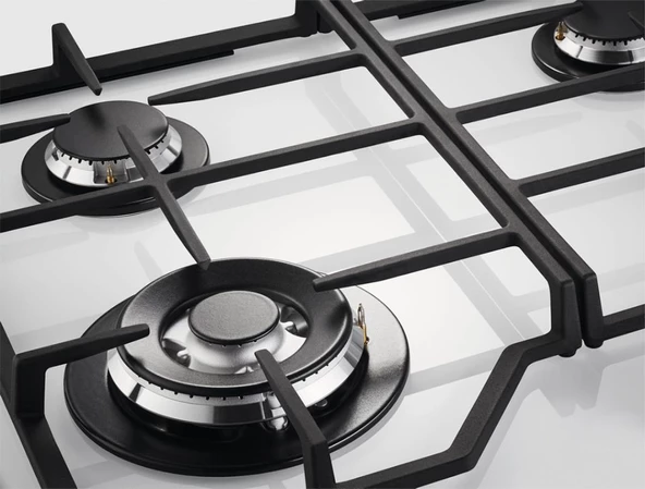 Electrolux KGG64362W Beyaz Cam Yüzeyli Ankastre Gazlı Ocak - 4