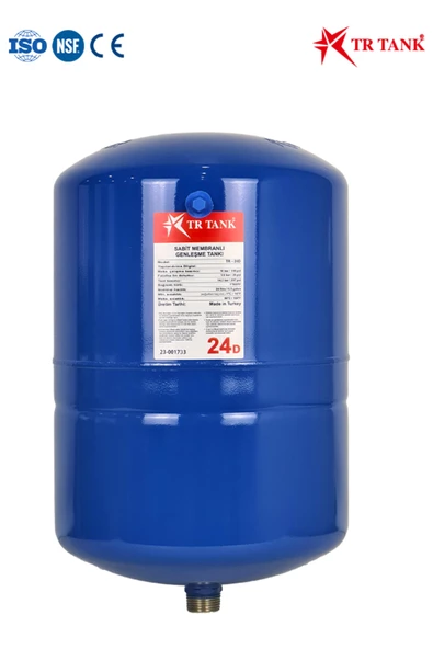 Trtank Profesyonel 24 Litre Dikey Ayaklı Nsf Membranlı Hidrofor Genleşme Tankı ürün görseli 1