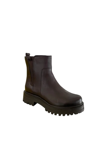 Burç 66152 Kadın Casual Hakiki Deri Bot (Kış 24) - 3