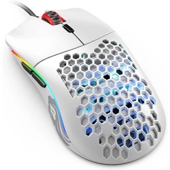 Glorious GO-WHITE Model O Beyaz Kablolu Gaming Mouse