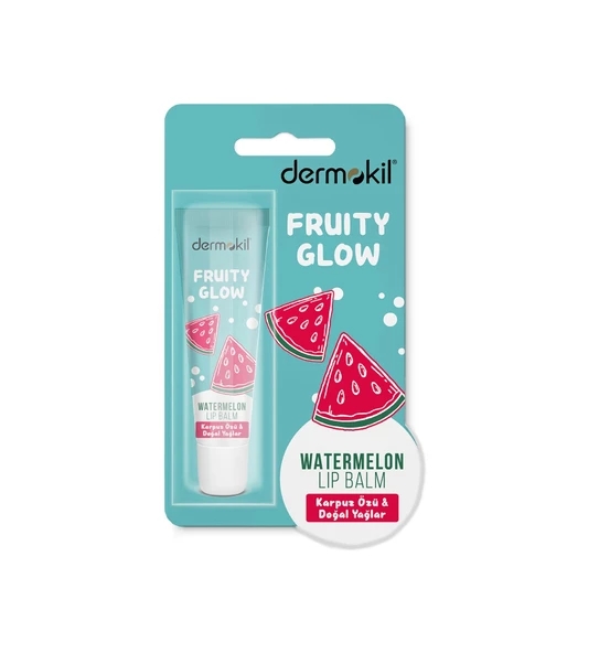 DERMOKİL KARPUZ ÖZÜ VE DOĞAL YAĞLAR LIP BALM