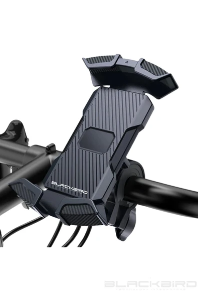 Blic BTS14 Motosiklet Ve Bisiklet Gidonu İçin Telefon Tutucu 360 Derece Dönen - 6