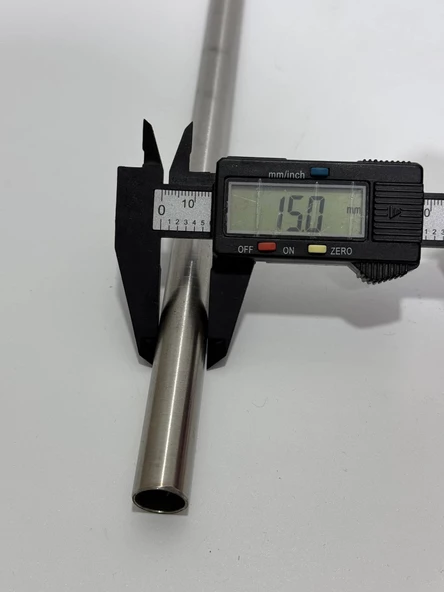 Paslanmaz Çelik Tüp Boru 15x1x300mm - 2