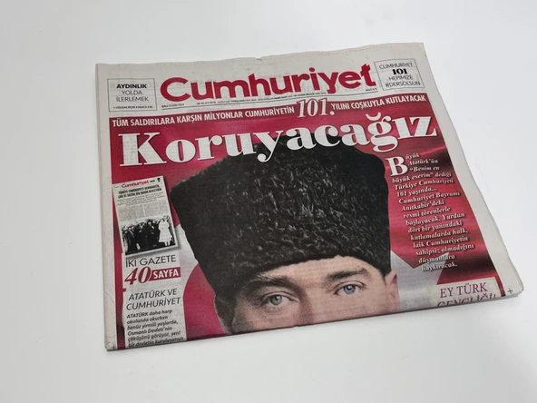 29 Ekim 2024 Cumhuriyet Gazetesi - Resim 2