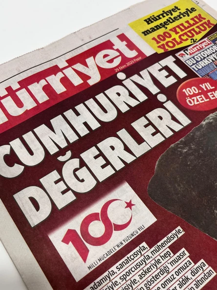 29 Ekim 2023 Hürriyet Gazetesi 100.Yıl Özel 2.Eki - 3