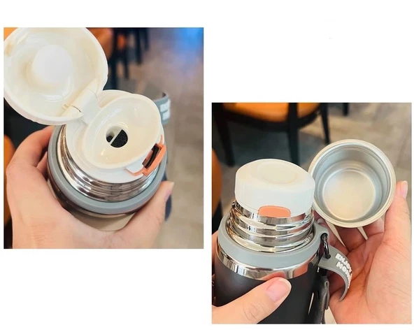 Shotay Premium Termos 750Ml Ekru - 4