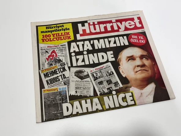 29 Ekim 2023 Hürriyet Gazetesi 100. Yıl Özel Eki - Resim 2