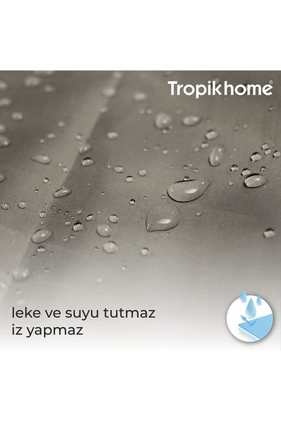 Polyester Kumaş Siyah Banyo Perdesi Siyah Askı Aparatı Hediyeli C-halkalı Duş Perdesi - 4