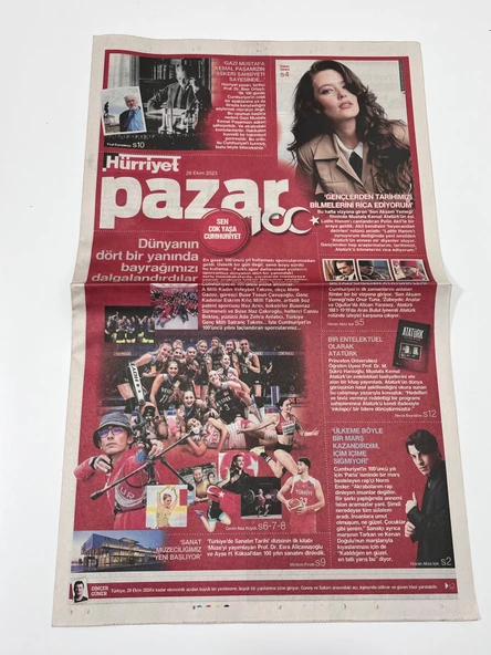 29 Ekim 2023 Hürriyet Gazetesi Eki (Pazar) - Resim 4
