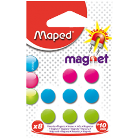 Maped Mıknatıs 10 MM 8 Lİ 051100 - 2