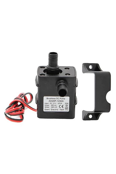 Alkatronik DC 12V Mini Su Sıvı Dalgıç Pompa AD620P-1230A 4.8w 240 litre/saat Su Geçirmez Akvaryum Devridaim Mo - 7