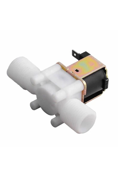 Alkatronik 12V Plastik Solenoid Valf NC Elektrikli Manyetik Su Akış Vanası Kontrol Bahçe Sulama Robotik Çamaşı - Resim 7