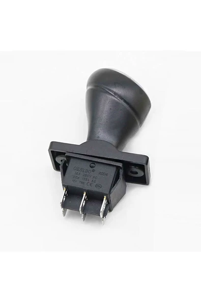 Alkatronik Joystick Kcd4 Anahtar Latch Siyah İleri Geri Vites Kolu 16A 250V Akülü Çocuk Arabası Vinç - Resim 6