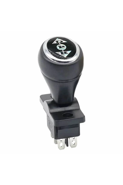 Alkatronik Joystick Kcd4 Anahtar Latch Siyah İleri Geri Vites Kolu 16A 250V Akülü Çocuk Arabası Vinç