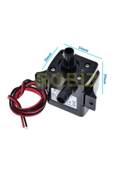 Alkatronik DC 12V Mini Su Sıvı Dalgıç Pompa AD620P-1230A 4.8w 240 litre/saat Su Geçirmez Akvaryum Devridaim Mo - 4