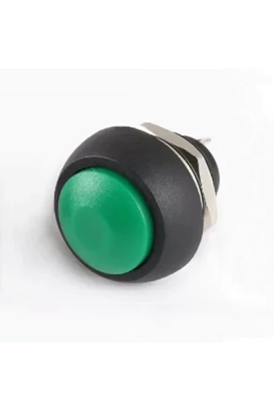 Alkatronik 12mm PBS-33B 2 Pin Push Buton Yeşil ON OFF 1A 250V Mini Yuvarlak Su Geçirmez Anahtar Momentary Swit - Resim 7