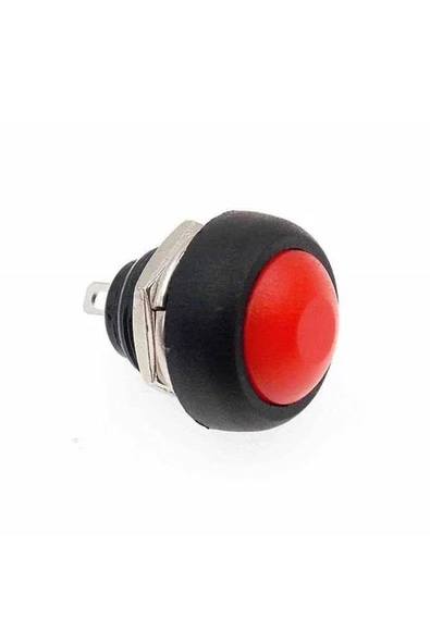Alkatronik 12mm PBS-33B 2 Pin Push Buton Kırmızı ON OFF 1A 250V Mini Yuvarlak Su Geçirmez Anahtar Momentary Sw - Resim 6