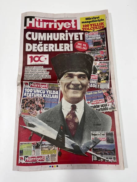 29 Ekim 2023 Hürriyet Gazetesi 100.Yıl Özel 2.Eki - 4