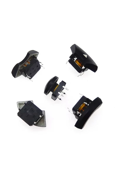 Alkatronik 4 Yön OK 12x12mm Buton 1 Set Navigasyon 5 Buton 5 Başlık 4 Yön Tamam Anahtar Tuş Takımı Kumanda - 3
