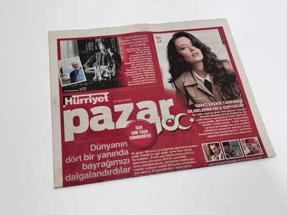 29 Ekim 2023 Hürriyet Gazetesi Eki (Pazar) - Resim 2