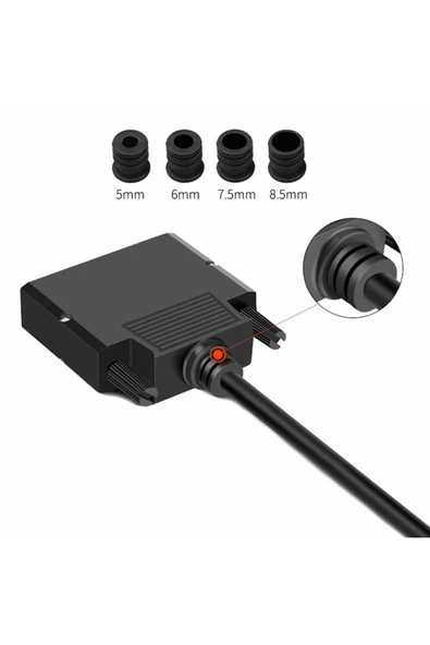 Alkatronik Kutulu DB25 to Dip Adaptör Dişi Terminal Soket 25 Pin D-Sub Paralel Port Haberleşme Uart DC 3V 5V - 4