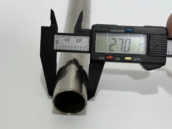 Paslanmaz Çelik Tüp Boru 27x1.5x300mm - Resim 2