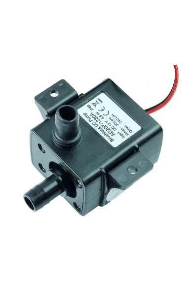 Alkatronik DC 12V Mini Su Sıvı Dalgıç Pompa AD620P-1230A 4.8w 240 litre/saat Su Geçirmez Akvaryum Devridaim Mo - 3
