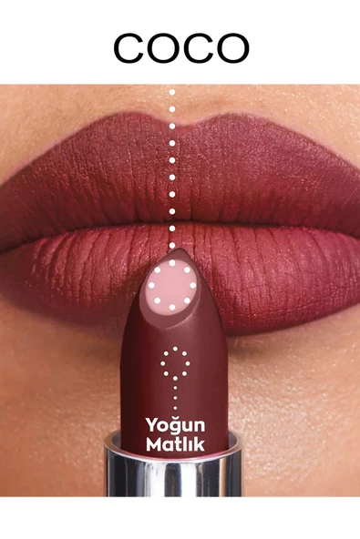 Hydramatic Mat Ruj Plum - Resim 2