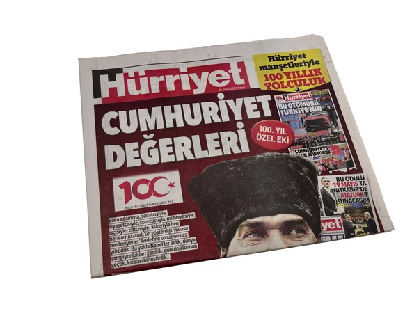 29 Ekim 2023 Hürriyet Gazetesi 100.Yıl Özel 2.Eki