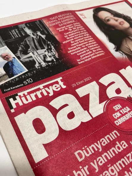 29 Ekim 2023 Hürriyet Gazetesi Eki (Pazar) - Resim 3