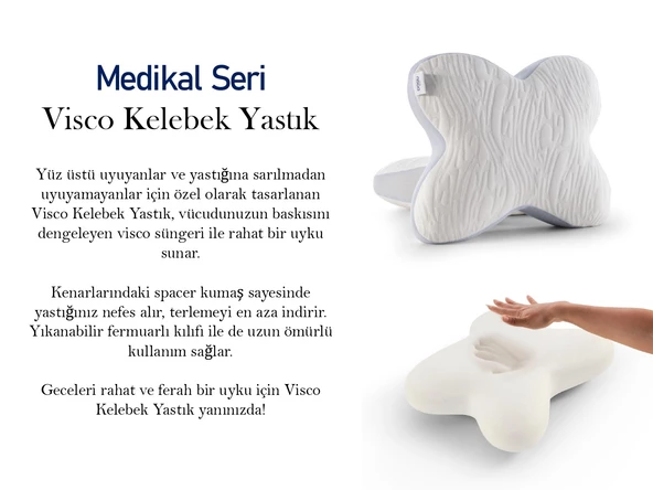 DOQU VİSCO KELEBEK YASTIK 055x046 - 10