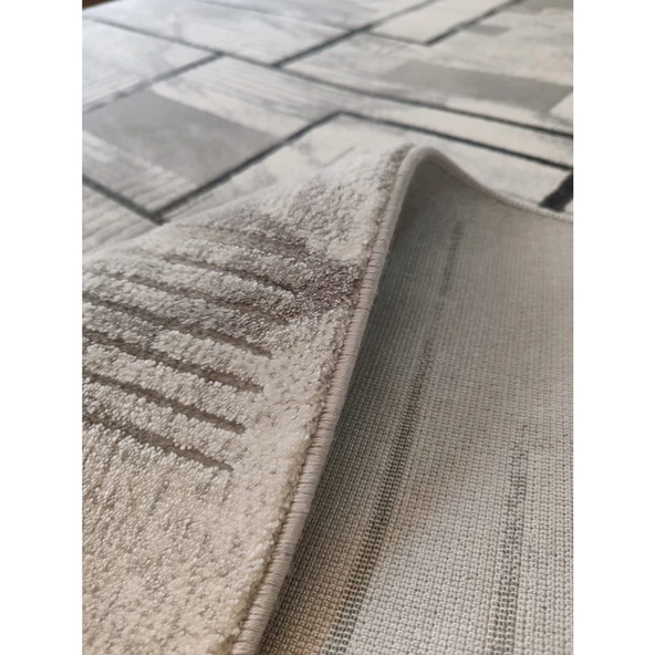 ARTEMİS SAMOA 02378C GRİ ÇİZGİLİ MODERN HALI 160X230 ÖLÇÜ - Resim 3