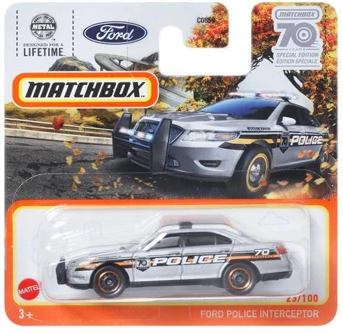 Matchbox Tekli Arabalar Ford Police interceptor HLD04 ürün görseli