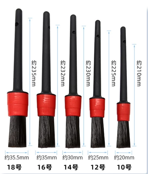 MC-1037 Araba Temizlik Detay Fırçası 5li Set - 4