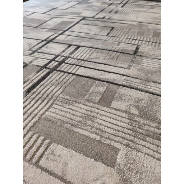 ARTEMİS SAMOA 02378C GRİ ÇİZGİLİ MODERN HALI 160X230 ÖLÇÜ - Resim 4