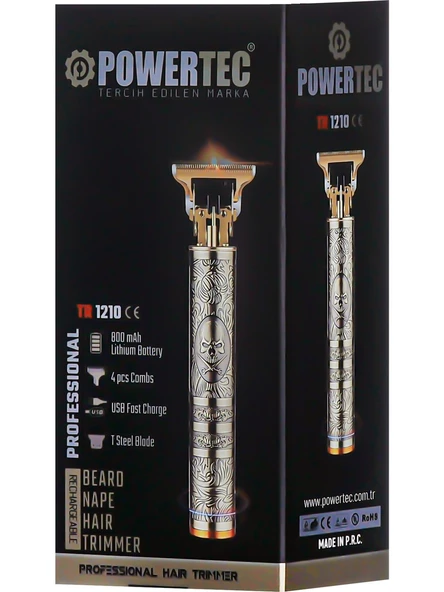 Powertec  TR1210  Ense Sakal Makinesi ürün görseli