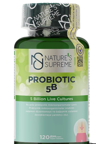 Nature's Supreme Probiotic 5B 120 Kapsül